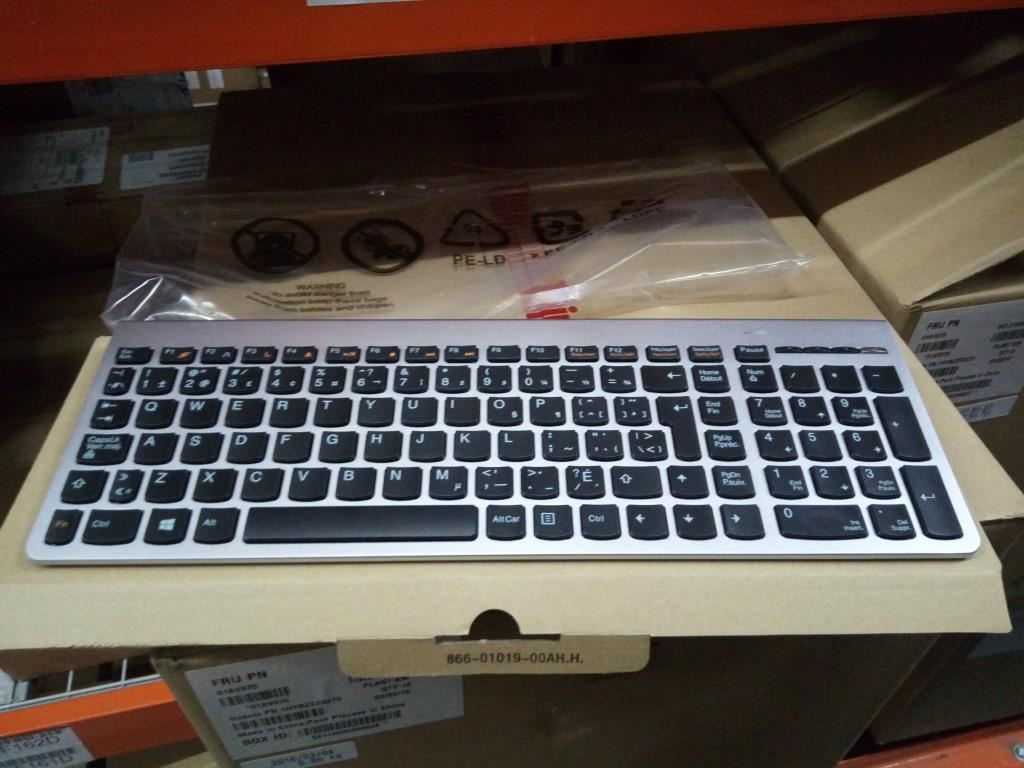 Lenovo Liteon SK-8861(EN-FR) 2.4G KB-Metal8 English French Keyboard 25216038
