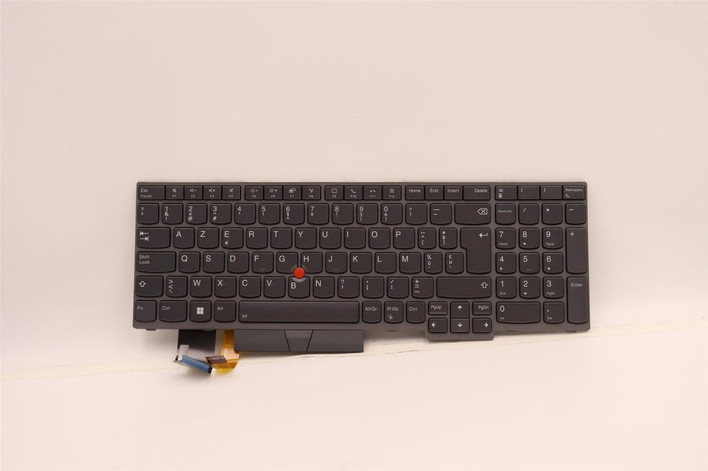 Lenovo ThinkPad T15 Gen 2 P15s Gen 2 Keyboard Belgian Grey Backlit 5N21B08420