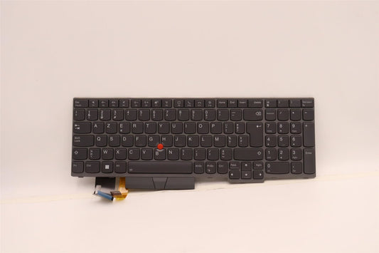 Lenovo ThinkPad T15 Gen 2 P15s Gen 2 Keyboard Belgian Grey Backlit 5N21B08420