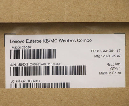 Lenovo IdeaCentre 5-24ALC6 5-24IOB6 5-27IOB6 Wireless Keyboard Mouse 5KM1B81167