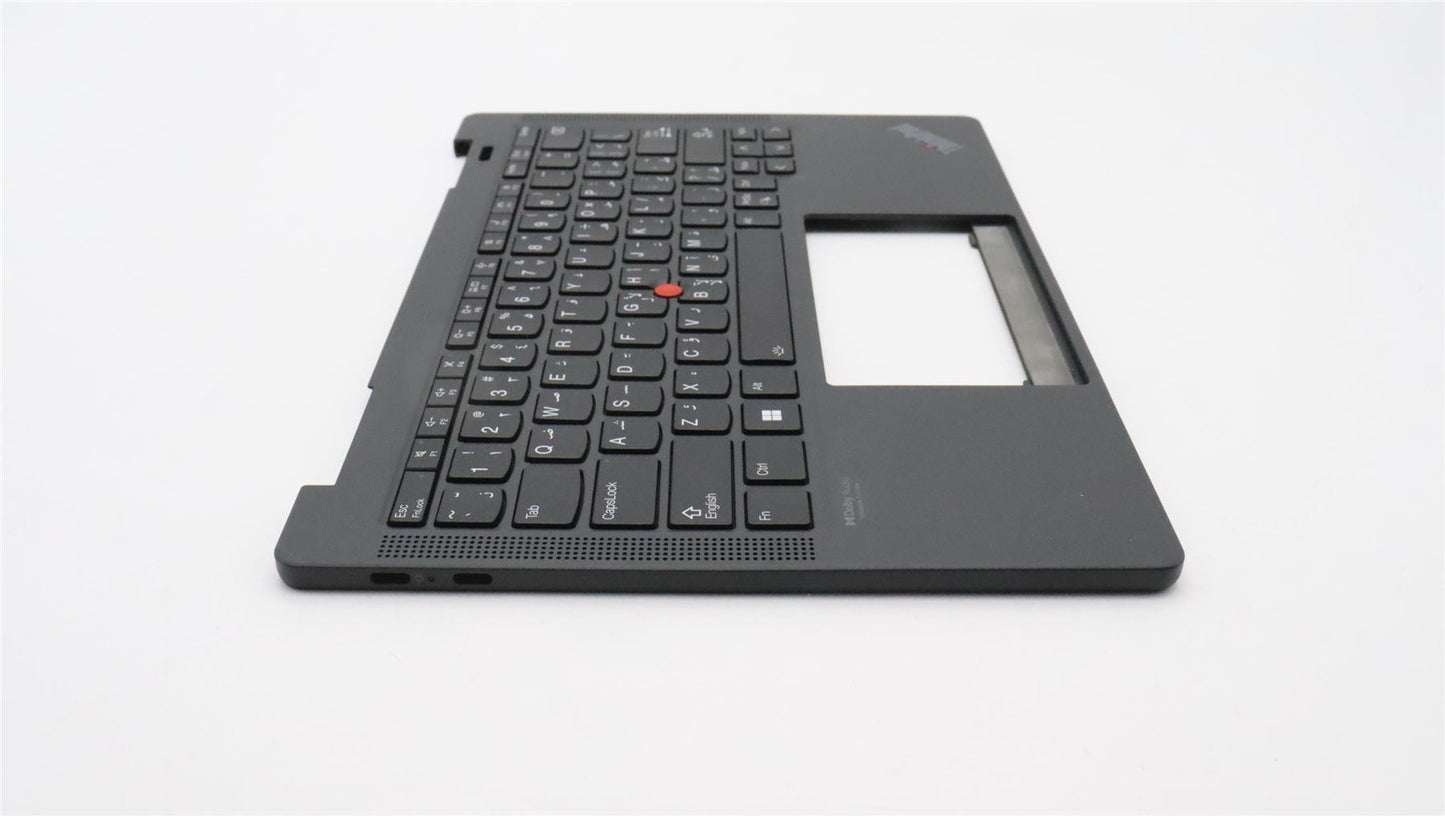 Lenovo ThinkPad X13s Keyboard Palmrest Top Cover Arabic Black 5M11J12797