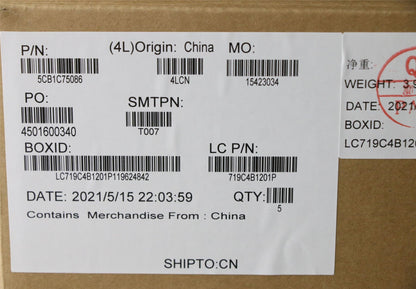 Lenovo IdeaPad 3-17ALC6 Palmrest Cover Touchpad Keyboard Grey 5CB1C75086