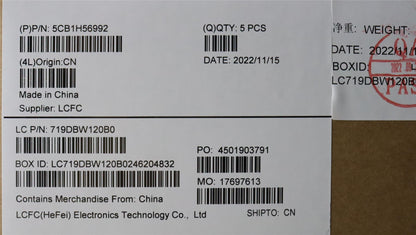 Lenovo Upper Case ASM_UKE L82RJ NFP AG BL 5CB1H56992