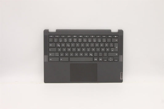 Lenovo Flex 5 CB-13IML05 Palmrest Cover Touchpad Keyboard German Grey 5CB0Z28152