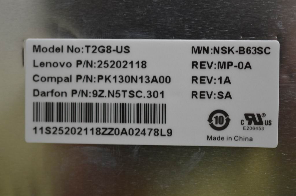 Lenovo DFT2G8US84BlackKeyBlackFKBD Keyboard 25202118