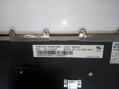 Genuine Lenovo ThinkPad X260 Keyboard Estonian Black Backlit 01AV537