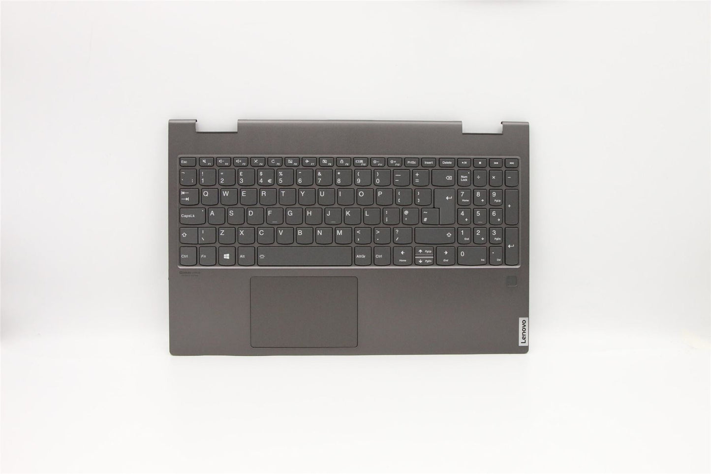 Lenovo C740 15IML Palmrest Cover Touchpad Keyboard UK Iron Grey 5CB0U43811