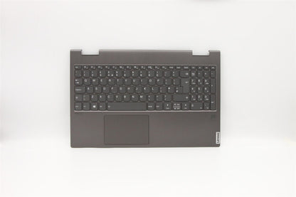 Lenovo C740 15IML Palmrest Cover Touchpad Keyboard UK Iron Grey 5CB0U43811
