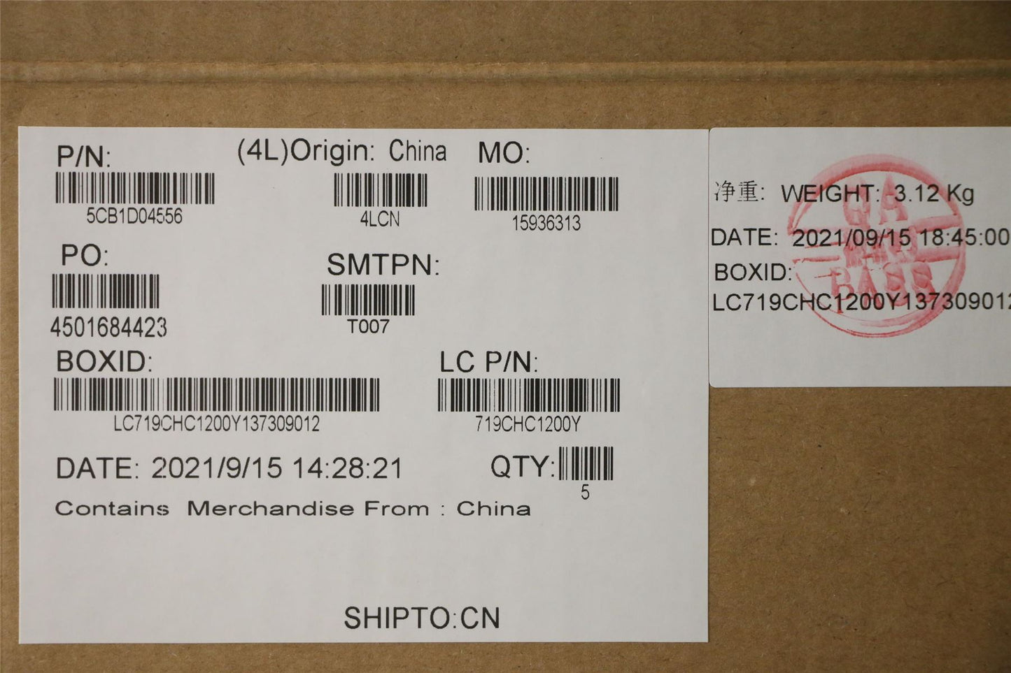 Lenovo Upper Case ASM_TC L20YM MGR_ML 5CB1D04556