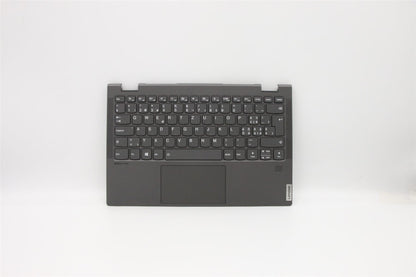 Lenovo Yoga C640-13IML Palmrest Cover Touchpad Keyboard Swiss Grey 5CB0W43778