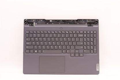 Lenovo Legion 5 15IAH7H Palmrest Cover Touchpad Keyboard US Grey 5CB1F38754