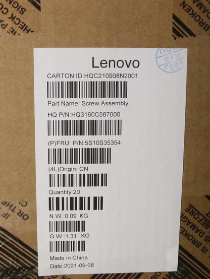 Lenovo SCREW SCREW H 20WJ SCREW PACK 5S10S35354