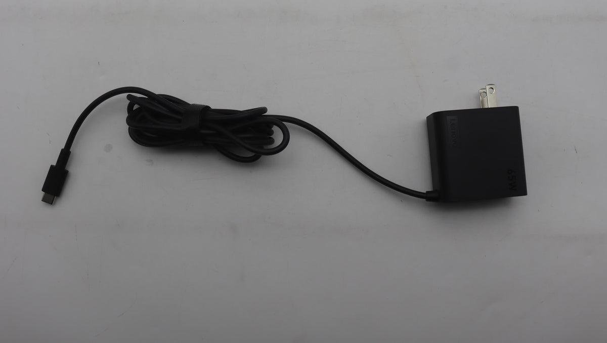 Lenovo AC_ADAPTER PD,65W,20/15/9/5V,2P,US,DET 65W USB-C 5V 2 Pin AC Charger Adapter 5A11S88669
