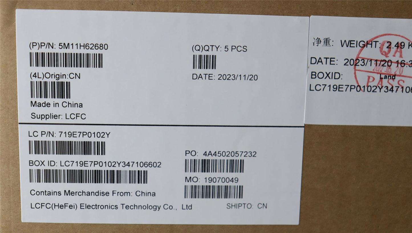 Lenovo Carbon X1 11th Keyboard Palmrest Top Cover Norwegian Black 5M11H62680