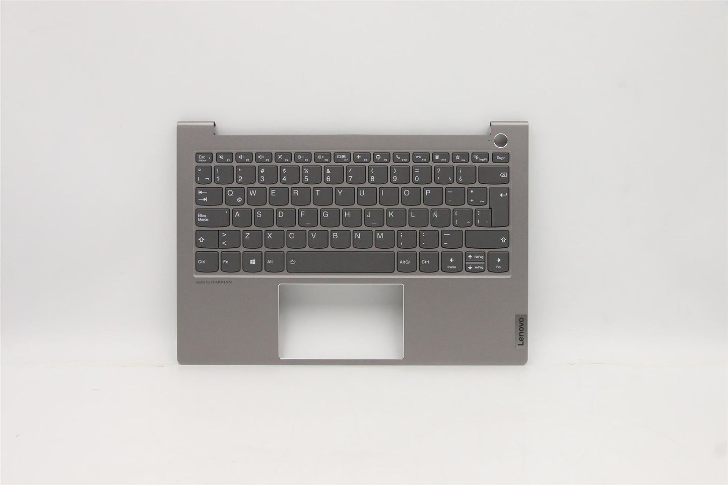 Lenovo ThinkBook 13s G2 ITL Keyboard Palmrest Top Cover Spanish Grey 5CB1B02456