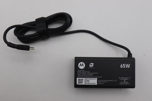 Lenovo AC_ADAPTER, USB-C, 3P, BLACK 65W 3 Pin AC Charger Adapter 5A11R87434