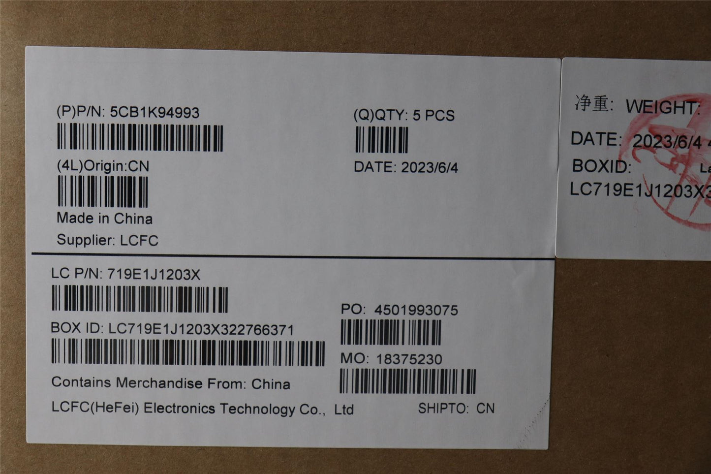 Lenovo IdeaPad 3 15IAN8 Palmrest Cover Touchpad Keyboard Belgian 5CB1K94993