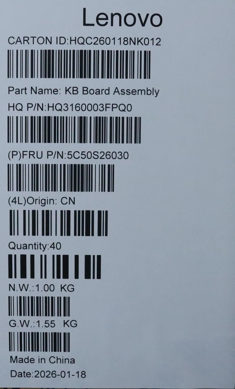 Lenovo CARDPOP Pmic H 83TD Microphone Board 5C50S26030