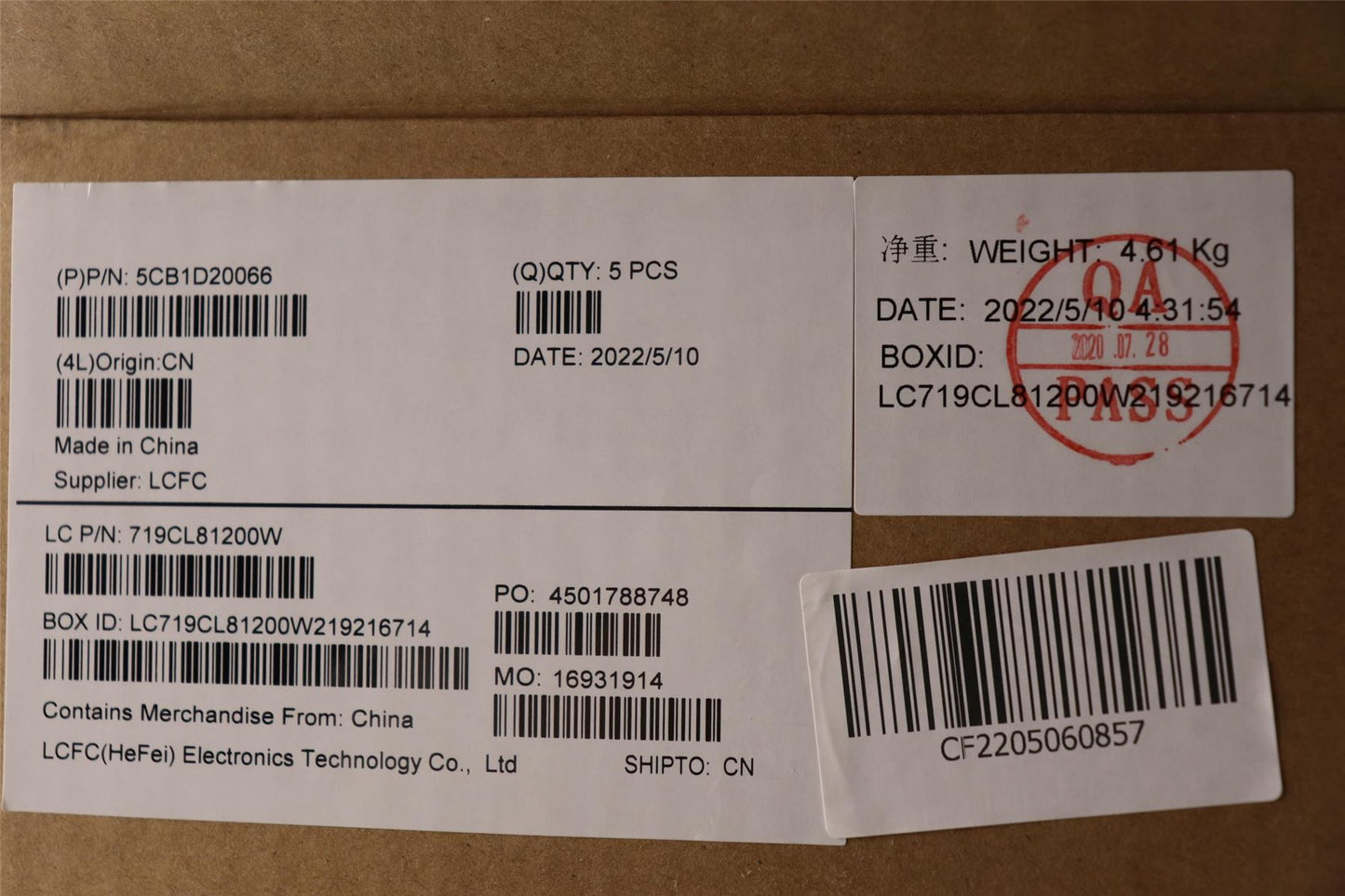 Lenovo Upper Case ASM_POR L82JN PHA_BU 5CB1D20066