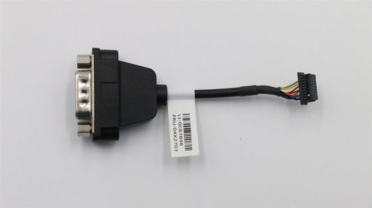 Lenovo ThinkCentre M73 M83 M93 M93p VGA Com Cable 04X2703