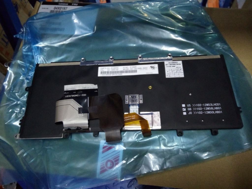 Genuine Lenovo ThinkPad X240 X250 Keyboard Nordic Black Backlit 04X0197 04X0235