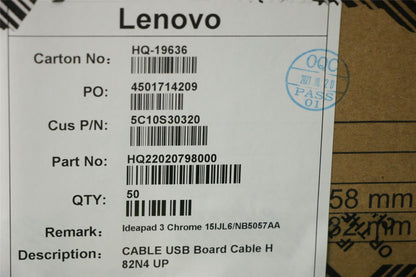 Lenovo IdeaPad 3 15IJL6 USB Cable 5C10S30320