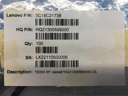 Lenovo TB350 RF cable&*HQ21300599000 CS 5C18C21738