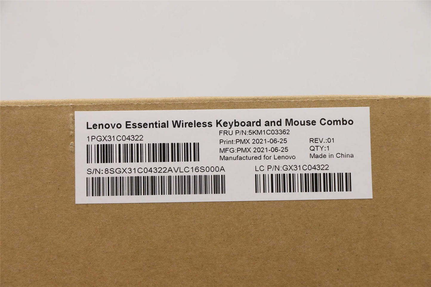 Lenovo Primax RFBU71 2.4G WTG HU 5KM1C03362