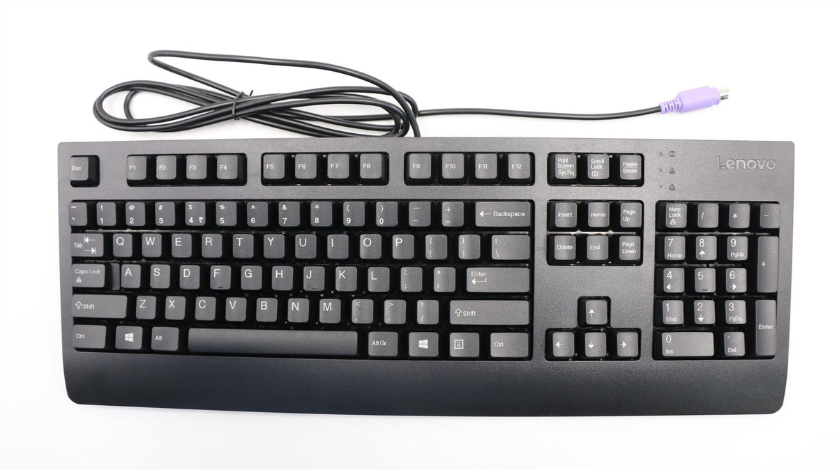 Lenovo External,PS2,Indian,Black Keyboard 5D50U84494