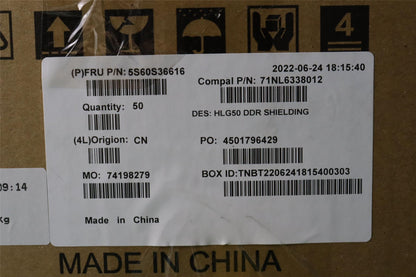 Lenovo SHIELD DIMM SHIELDING C 82SB 5S60S36616