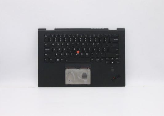 Lenovo Yoga X1 3rd Keyboard Palmrest Top Cover US Black Backlit 02HL896