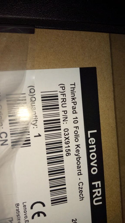 Lenovo TP 10 Folio KBD CZE Czech Keyboard 03X9156