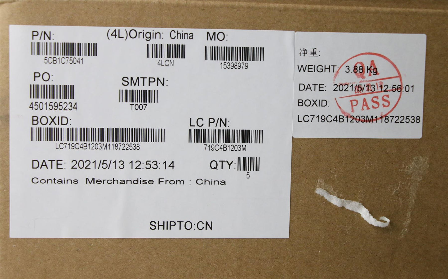 Lenovo Upper Case ASM_GER L82KV FP A/BUMA 5CB1C75041