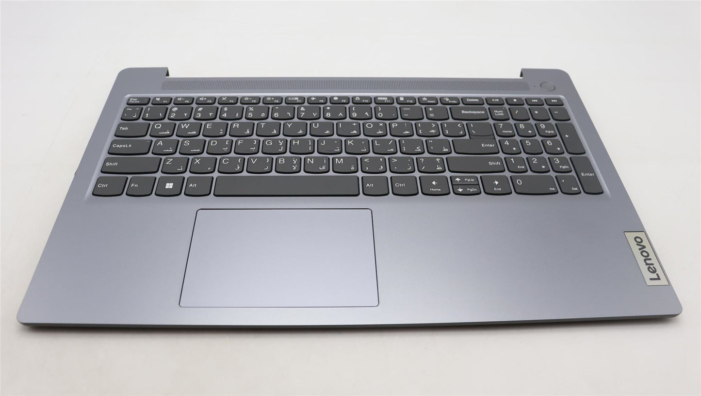 Lenovo IdeaPad 3 15IAH8 Palmrest Cover Touchpad Keyboard Arabic 5CB1M24347