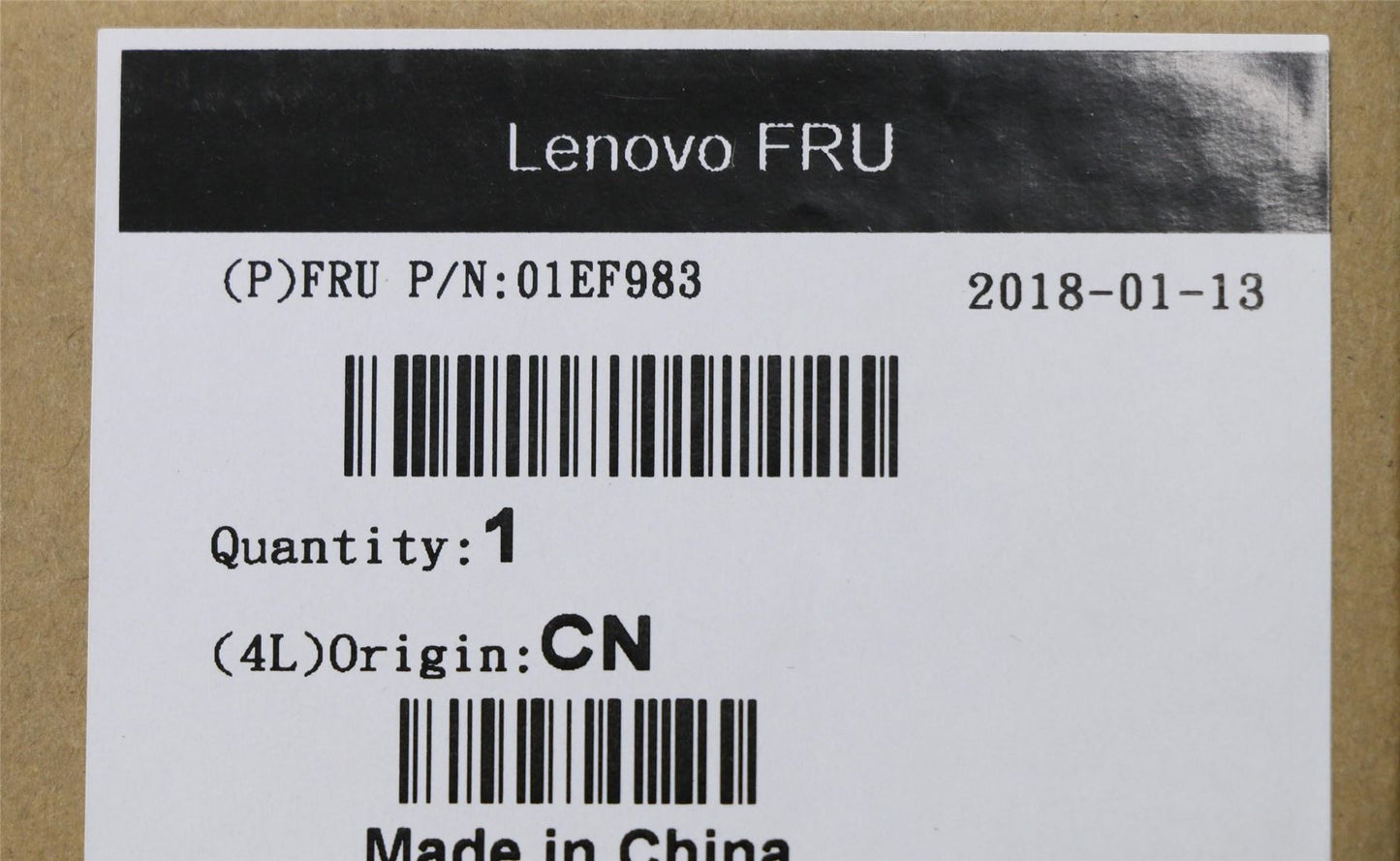 Lenovo ThinkStation P520c I/O Shield Bracket 01EF983