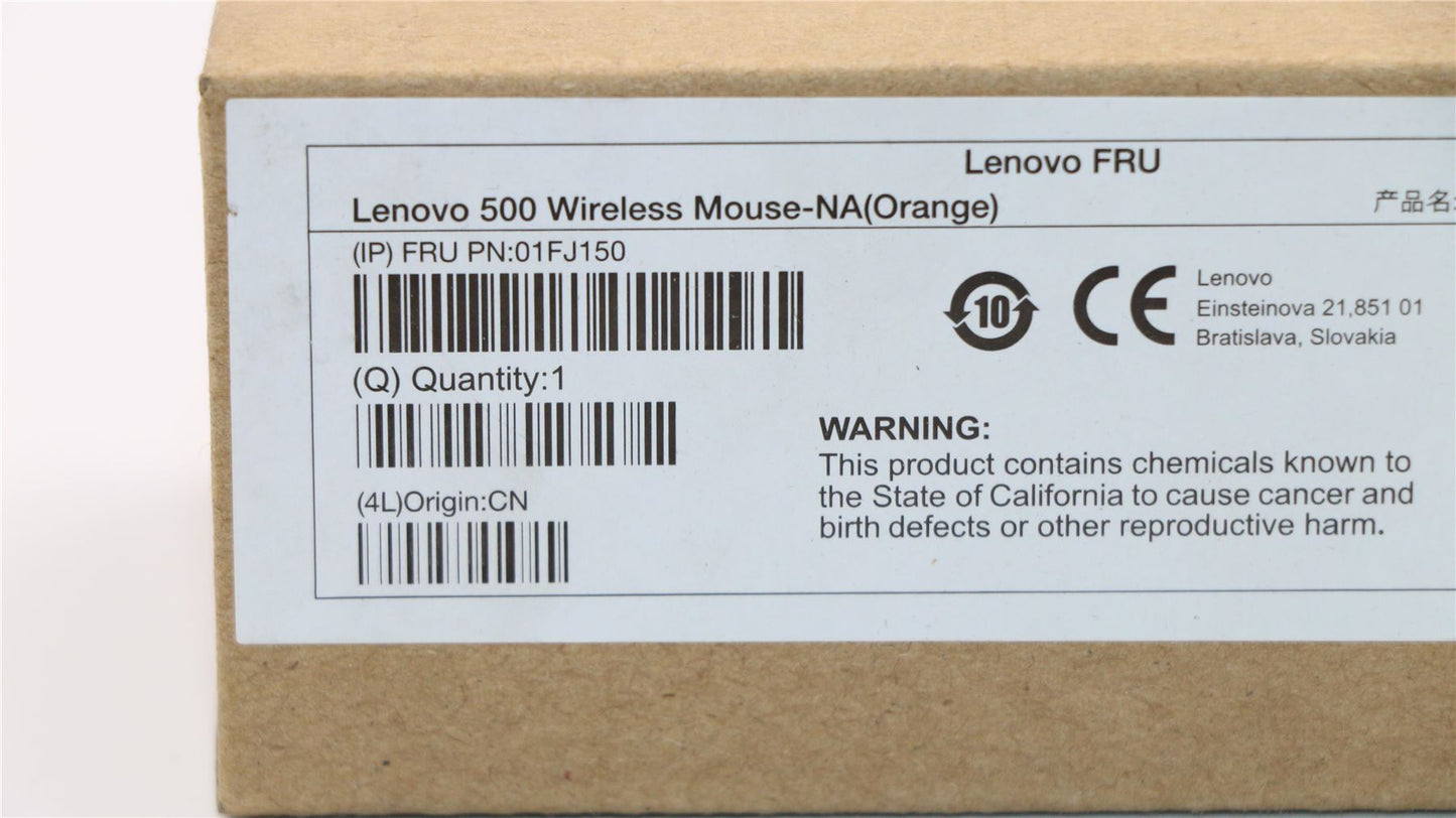 Lenovo KB MICE_BO FRU L500 Mouse-Orange 01FJ150