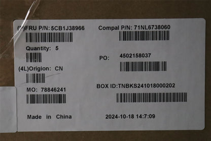 Lenovo IdeaPad 3 16ARH7 Palmrest Cover Touchpad Keyboard Black 5CB1J38966