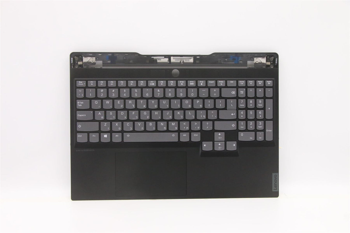 Lenovo S7 15ACH6 Palmrest Cover Touchpad Keyboard Hebrew Black 5CB1C93716