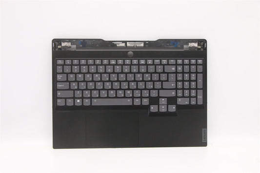 Lenovo S7 15ACH6 Palmrest Cover Touchpad Keyboard Hebrew Black 5CB1C93716