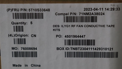 Lenovo TAPE RF conductive tape C 82Y3 10pcs 5T10S33648