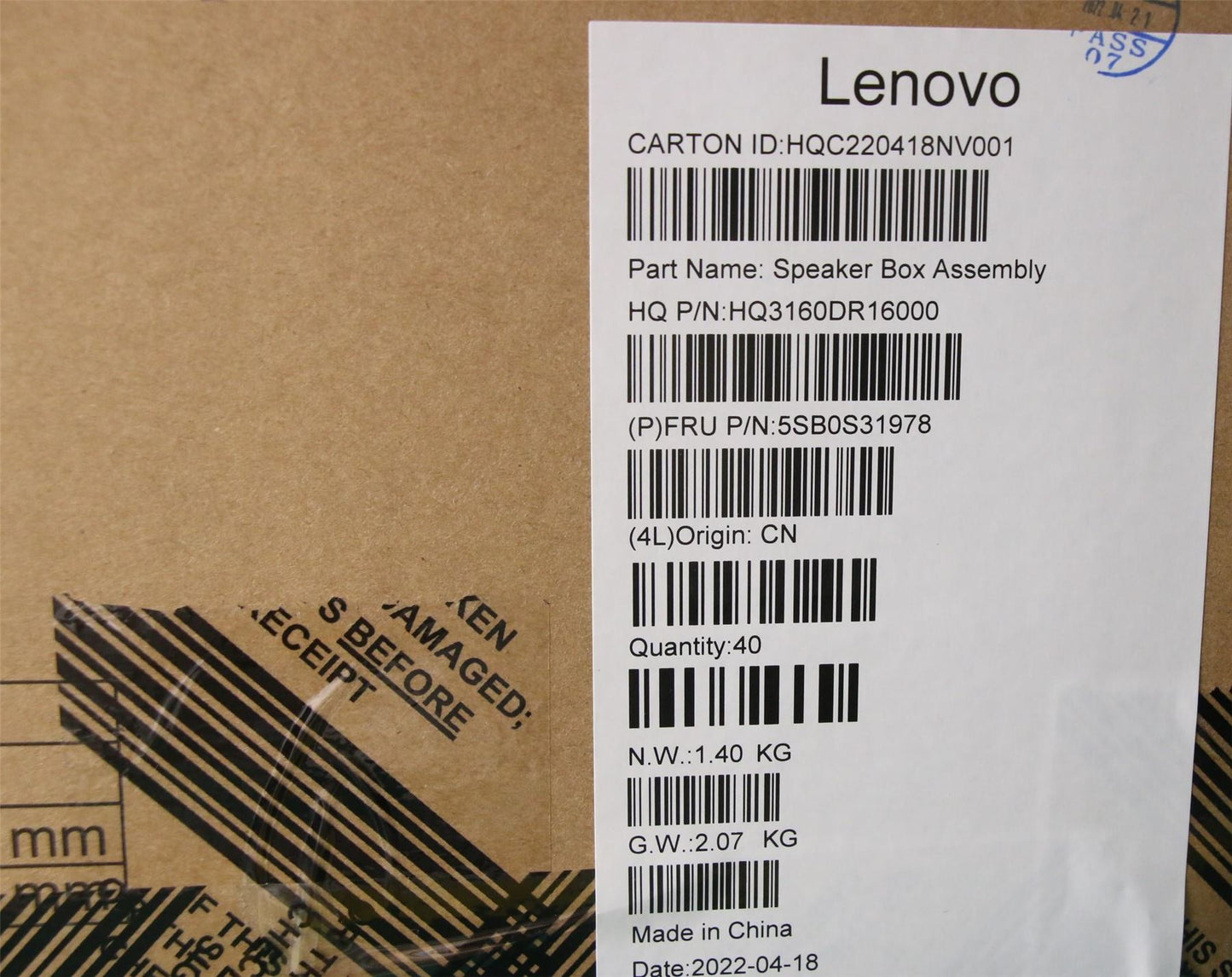 Lenovo Duet IP 3 11Q727 EDU Speaker Speakers 5SB0S31978