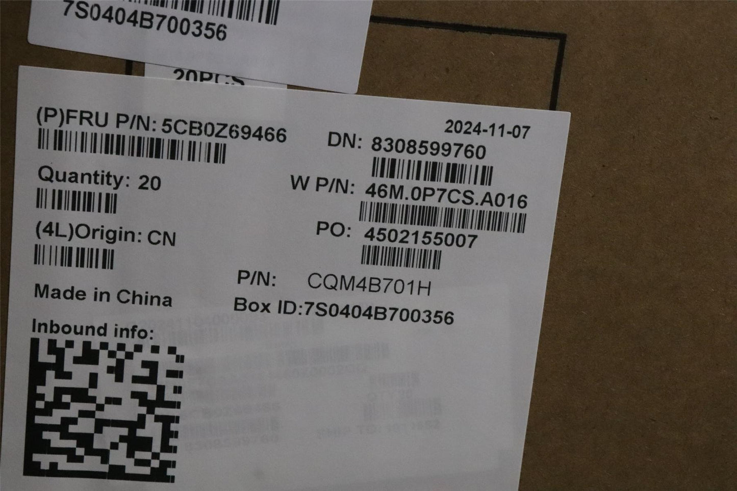 Lenovo UCASE Y-FPR Y-WFC BK Ares2YG NE 5CB0Z69466