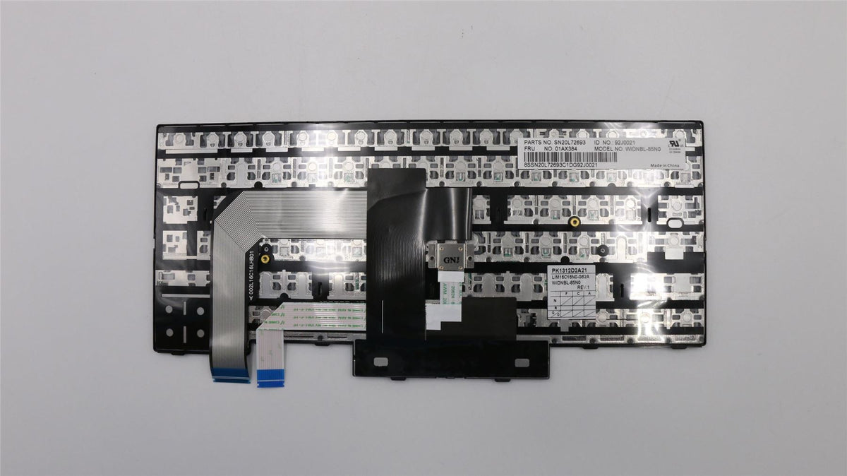 Genuine Lenovo ThinkPad A475 T470 Keyboard Norwegian Black 01AX384