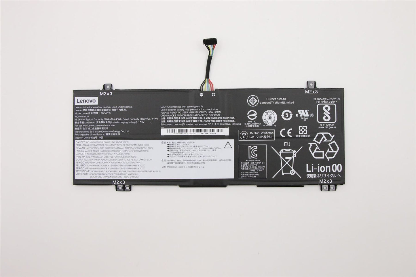Lenovo IdeaPad C340-14IWL C340-14API S540-14IWL C340-14IML Battery 5B10W67194