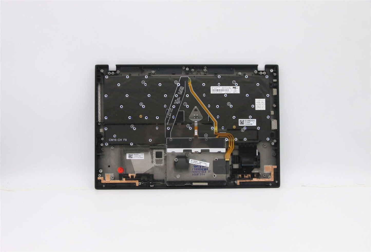 Lenovo Carbon X1 8th Keyboard Palmrest Top Cover German Black 5M10Z37030