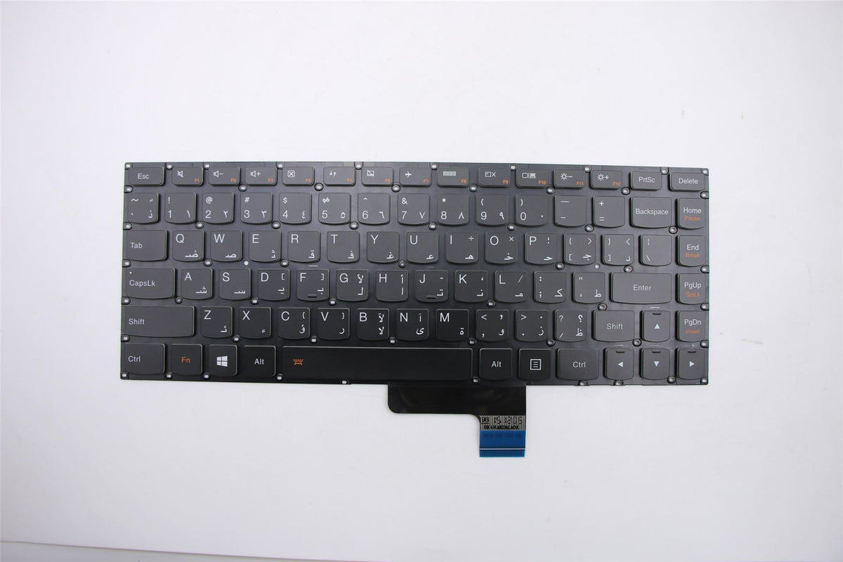 Lenovo ARA-ST1C3B-DF-BlkKeyBacklight-KBD Arabic Keyboard 25215078