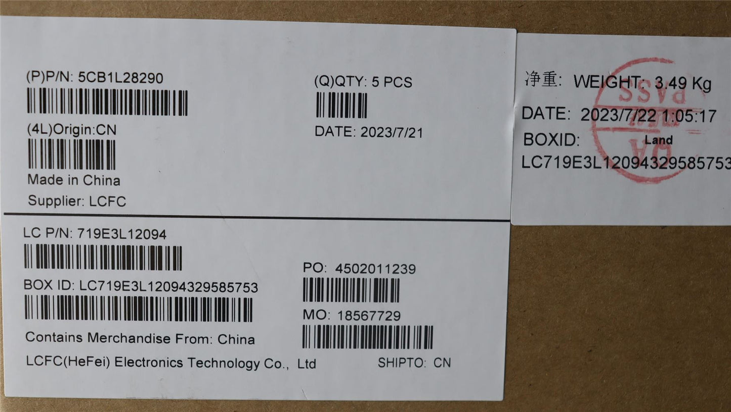 Lenovo Upper Case ASM_GER L82XQ FB NBL 5CB1L28290