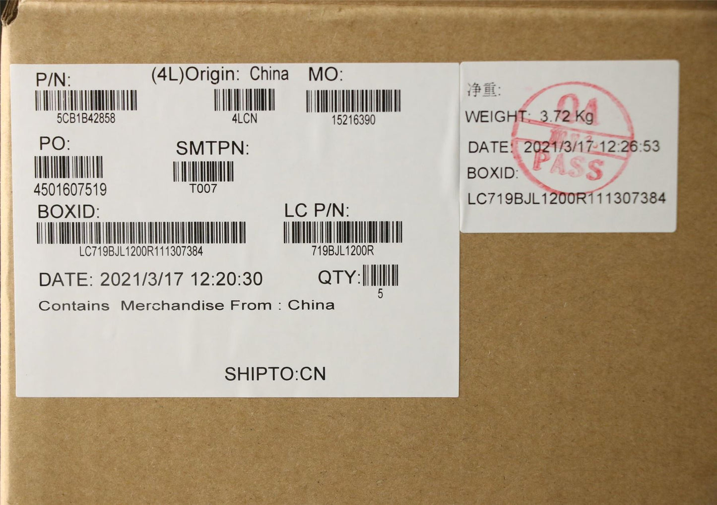 Lenovo Upper Case ASM_THAI L82FG FPABBL 5CB1B42858