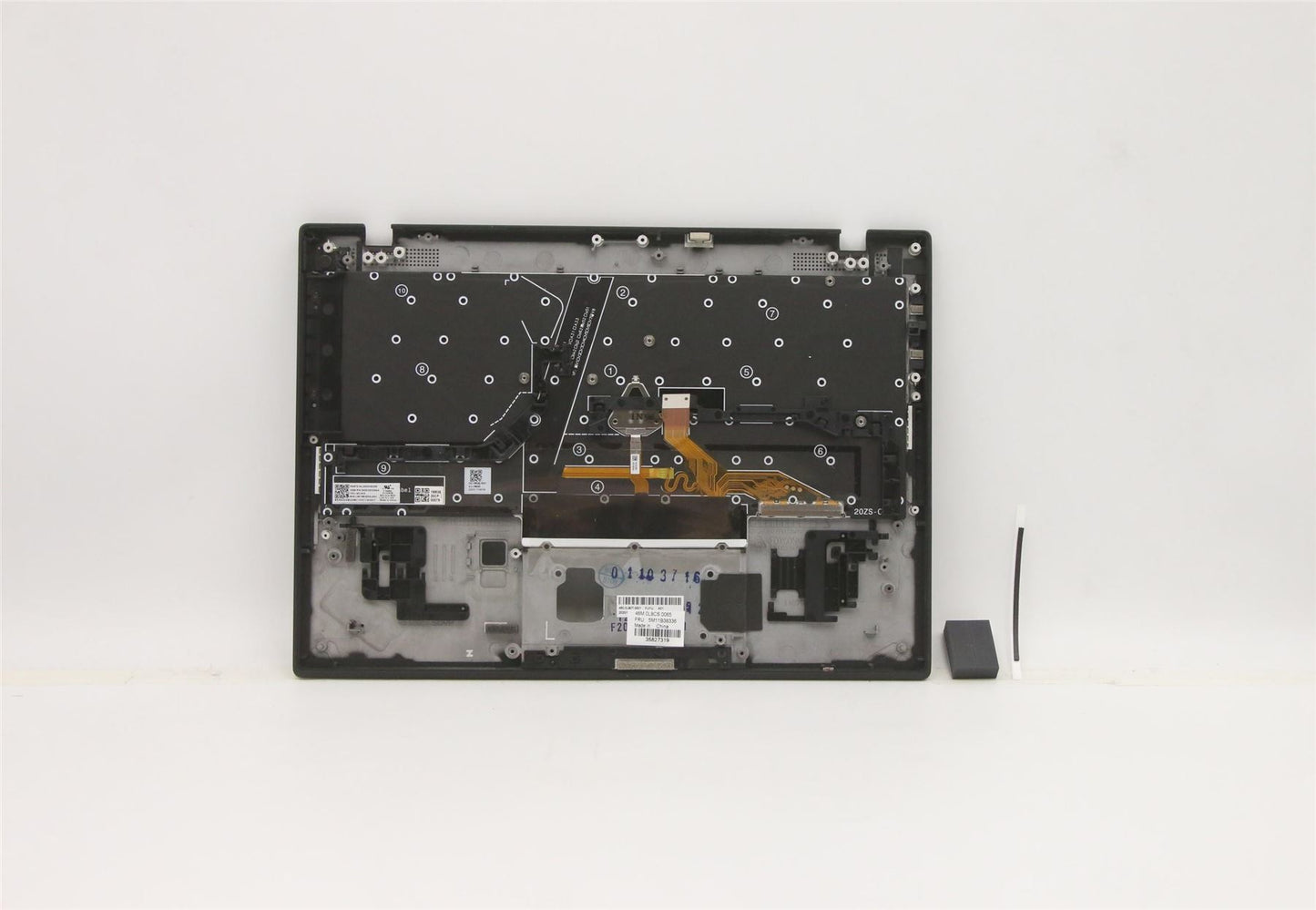 Lenovo ThinkPad X1 Gen 1 Keyboard Palmrest Top Cover Slovenian Black 5M11B38336