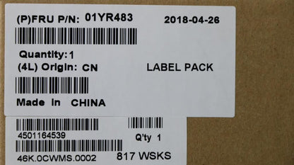Lenovo 5L10Y58967 LABEL System Label KIT,TC-2